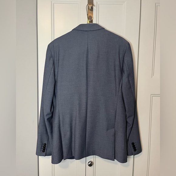 RW&Co. Classic Men's Blue-Grey, Modern Two-Button Suit - Picture 2 of 4